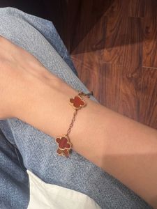 Elegant Clover Charm Bracelet