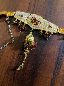 Golden Colour Ethnic Kamarbandh/ Waist Belt….💛