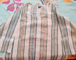 Striped Cotton Kurti
