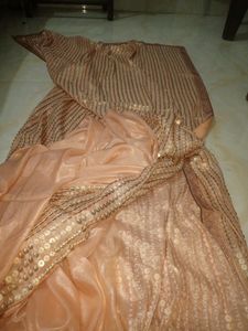 Beautiful Pure Sequence Saree