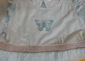 Sparkly Butterfly Tulle Dress