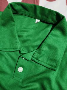 Men's Green Castrol Polo T-Shirt