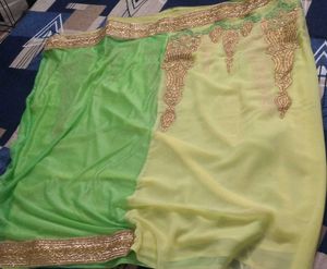 green saree for women
