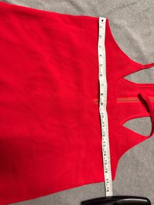 Vibrant Red Spaghetti Strap Top