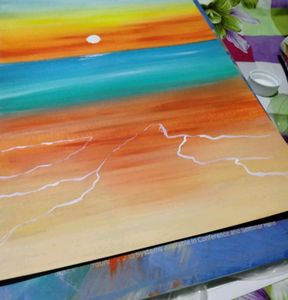 ocean painting