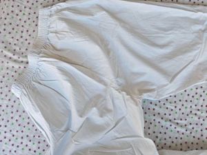Comfortable White cotton Pants