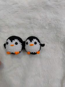 Cute Crochet Penguin keychain