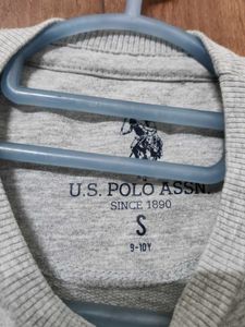 USPA Gray Crew Neck Sweatshirt