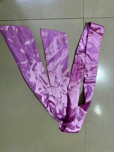Girls Pink Satin Dress