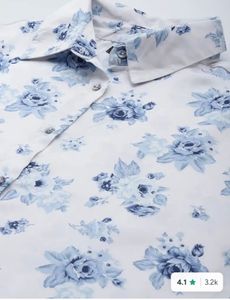 Floral Print Button-Down Shirt