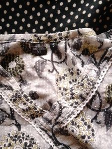 Floral Print Wrap Kurta