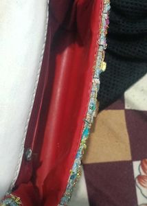 Cute Tweed Floral Chain Bag