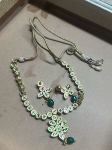 kundan  Necklace &amp; Earring Set