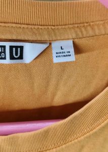 UNIQLO U Oversized T-Shirt Mustard