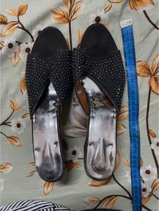 Sparkling Black Heels