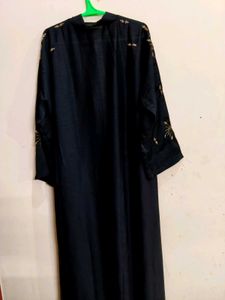 💫❣️Elegant Black Abaya with Gold Embellishments💫