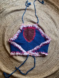 Boho Crochet Halter Top