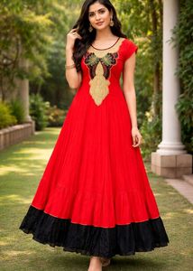 Red Ethnic Gown