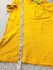 Men's Yellow Lacoste Polo Shirt