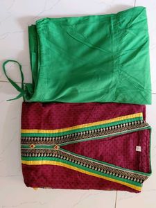 Maroon kurta set