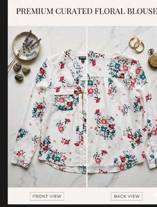 Chic Floral Print Blouse