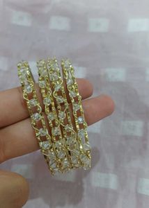 Elegant Beaded Bangles Set