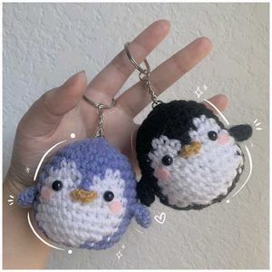 Crochet Penguin Keychains