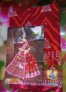 Beautiful yash brand new cotton saree