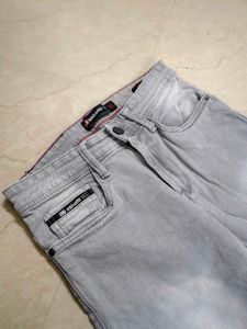 Men's Grey Slim Fit Jeans