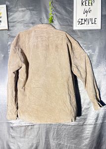 Man's Corduroy Button-Up Shirt