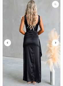 Black classy dress for farewell or party ♣️🎩🖤