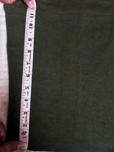 Green Button Down top