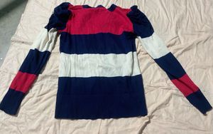 Striped Knit Cardigan