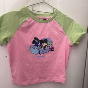 Bonkers Corner "Dump Him" Colorblock Raglan Tee