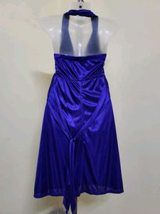 Elegant Blue Party Dress