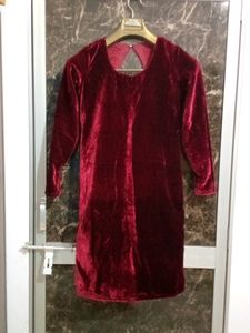 Velvet Maroon One Piece