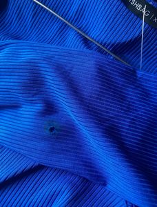 NWT Royal Blue Square Neck Top