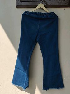 Blue Denim Bell Bottom Jeans