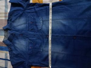 Women's Denim Tunic Top