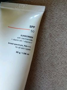 Minimalist SPF 50 Sunscreen