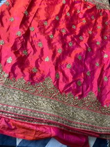 Heavy Fancy Designer Rani Pink Saree