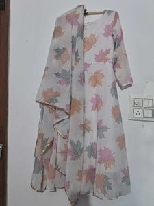Floral Print suit With Duppata