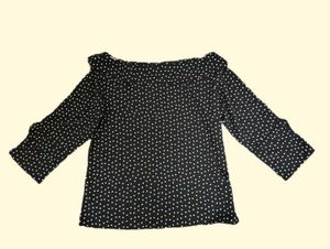 Chic Polka Dot Top