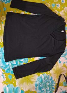 Stylish Black Long Sleeve Top