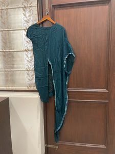 Dark green ethnic co-od set