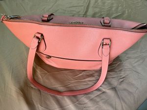 Original Coach Peach Leather Tote Bag