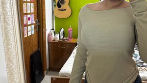 Chic Textured One-Shoulder Top