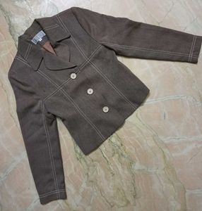 Vintage ENKA Brown Cropped Blazer