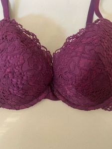 Elegant burgundy Lace Bra