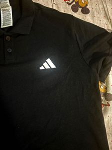Adidas Black Polo T-Shirt
